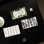 Мыльница мраморная Wave 12 см