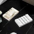 Мыльница мраморная Wave 12 см