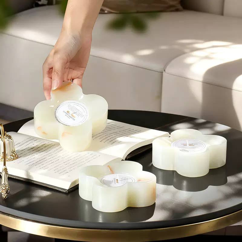 Подсвечник мраморный Clover