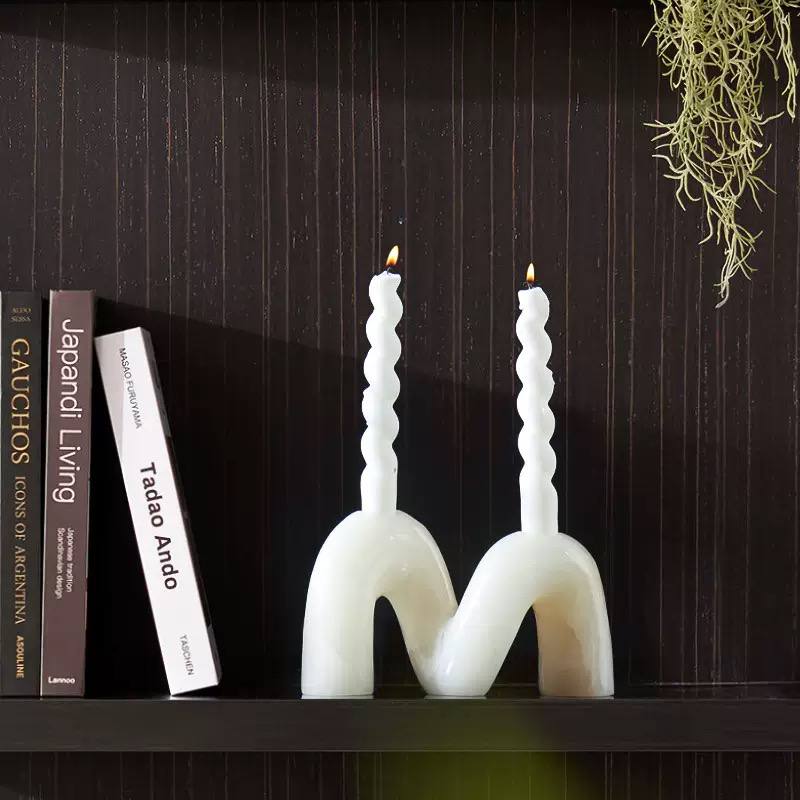 Подсвечник мраморный Меандр