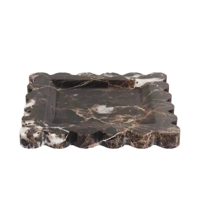 Поднос мраморный Fleur 20 см