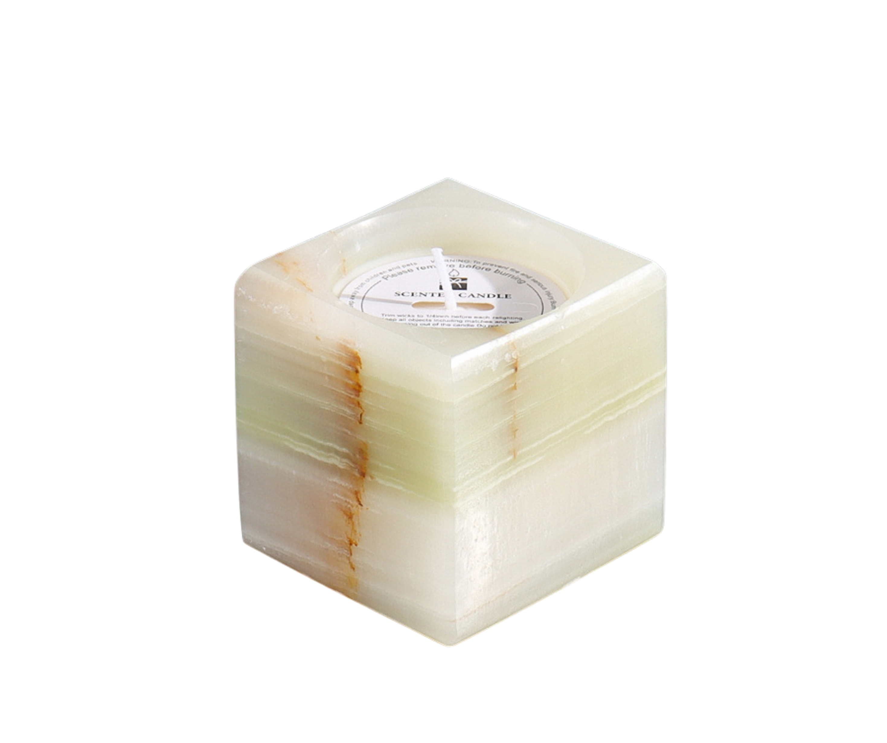 Подсвечник мраморный Scent Cube 7 см