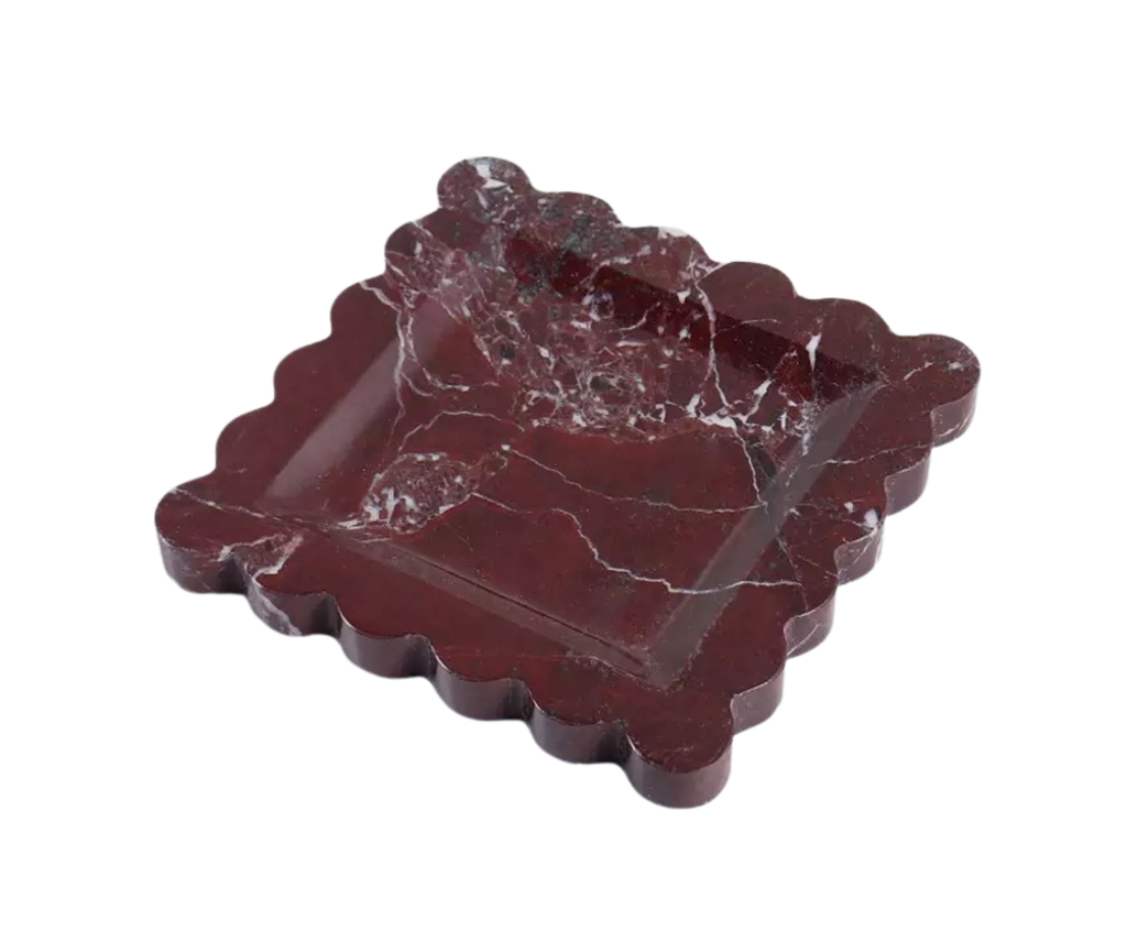 Поднос мраморный Fleur 20 см