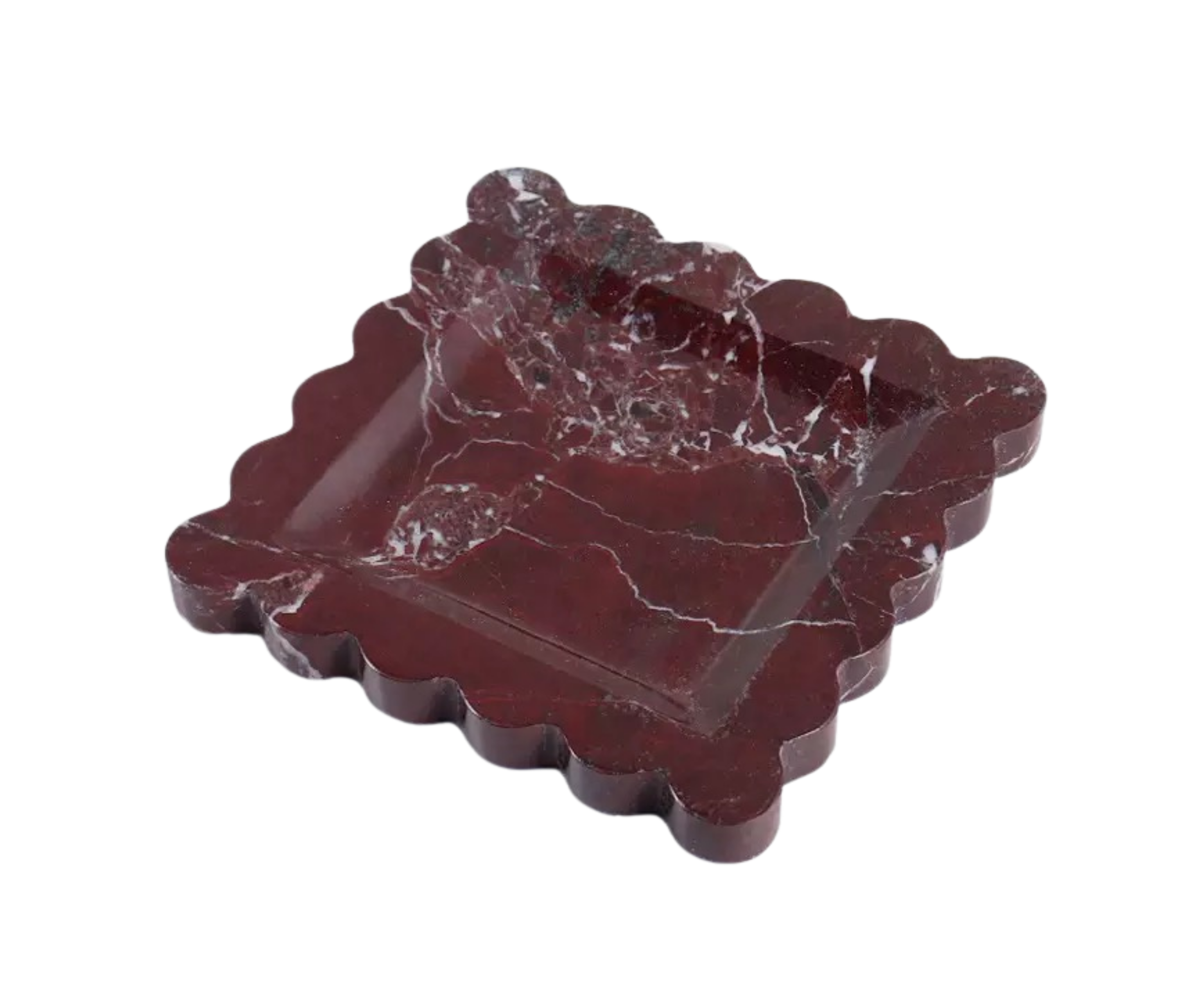 Поднос мраморный Fleur 20 см