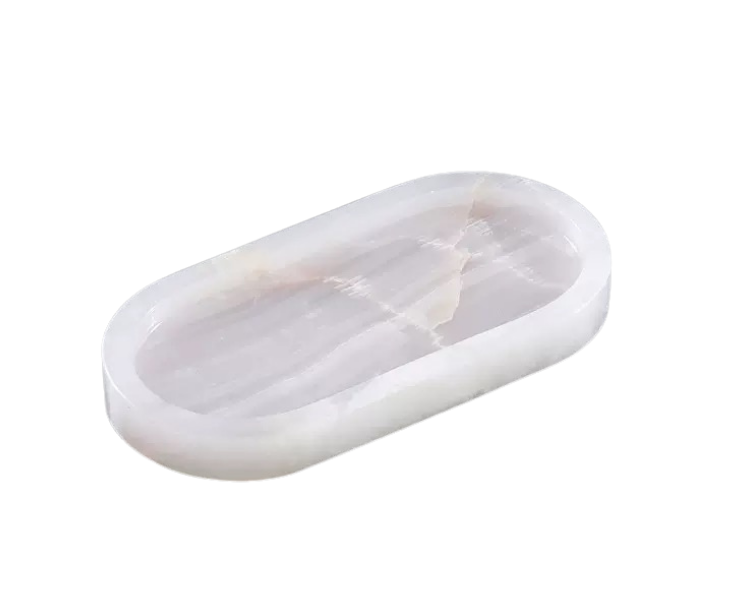 Поднос мраморный Oval 20 см