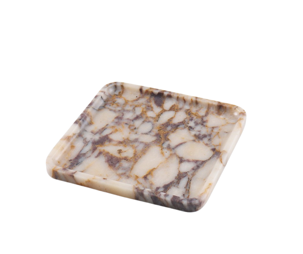 Поднос мраморный Caramel 20 см