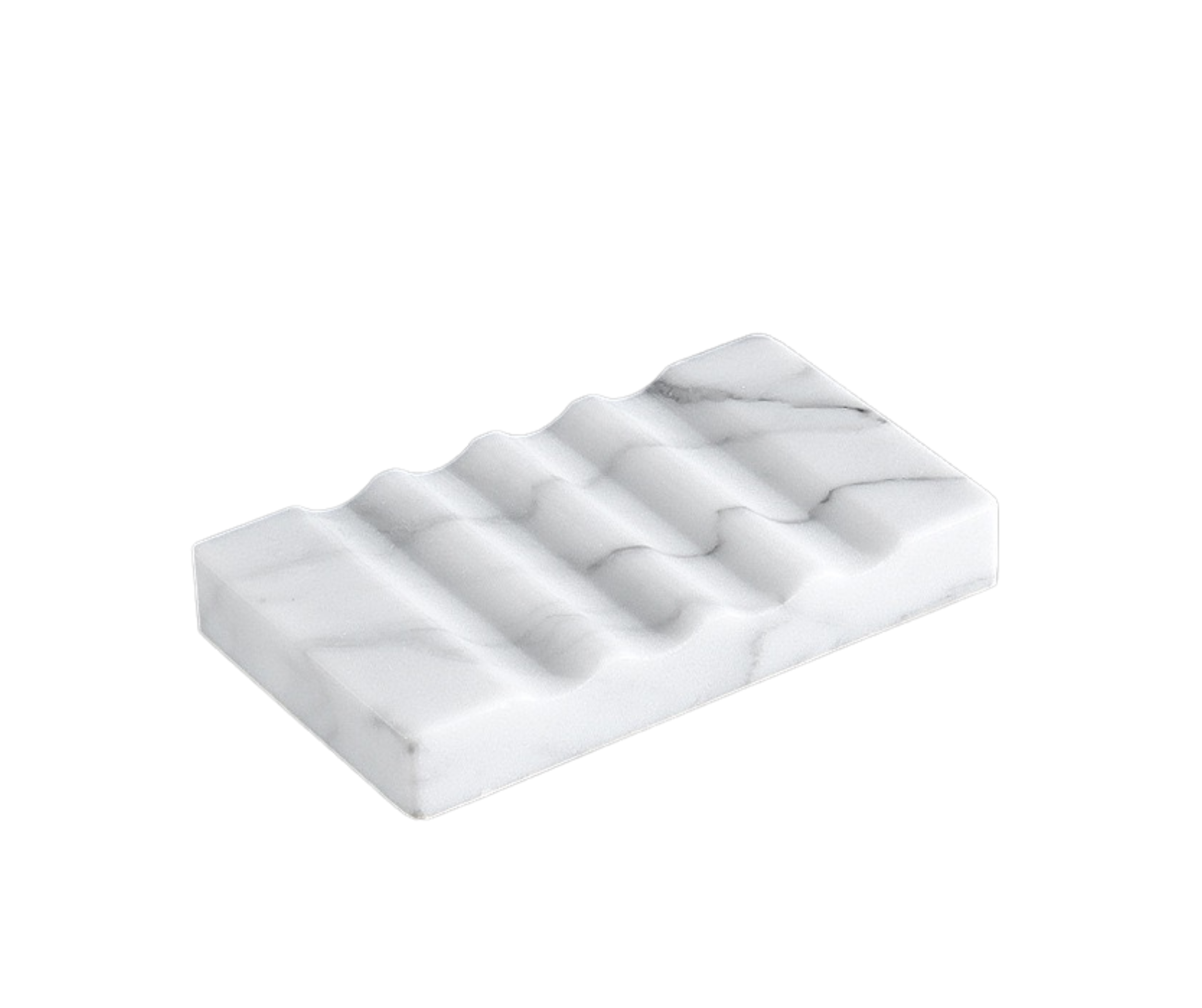 Мыльница мраморная Wave 12 см