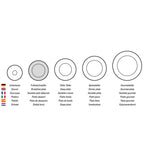Тарелка French Garden плоская закусочная 21 см 6шт